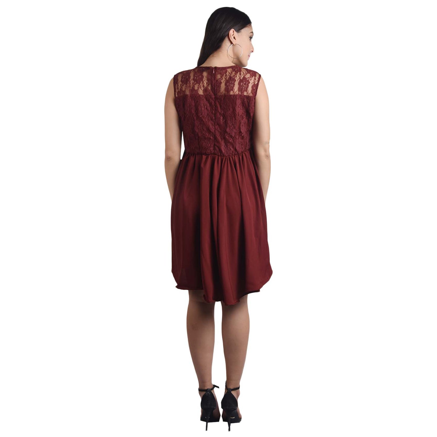 Maroon Short Dress