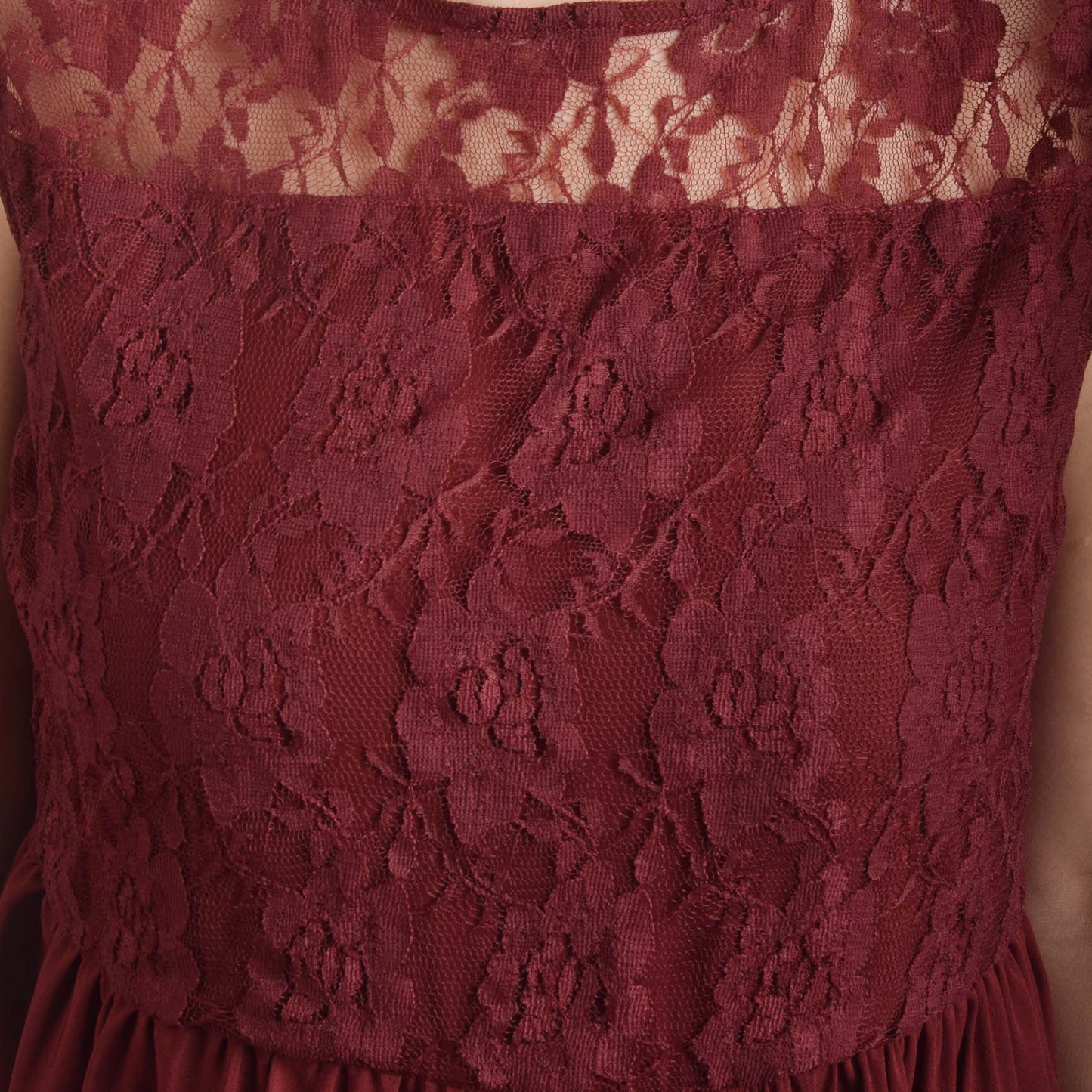 Maroon Short Dress